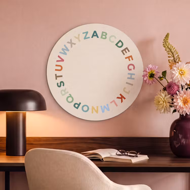 Acoustic painting round - Alphabet - Circle - Educational - Playful - Colorful — 2