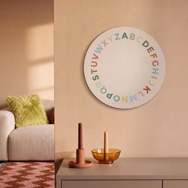 Acoustic painting round - Alphabet - Circle - Educational - Playful - Colorful — 3