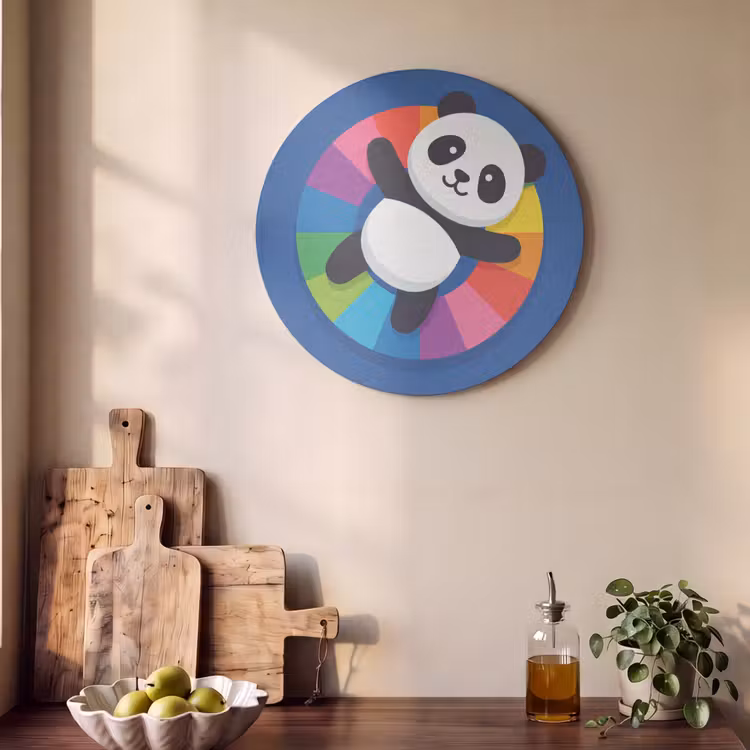 Acoustic painting round - Animals - Cartoon - Colorful - Modern - Playful — 4