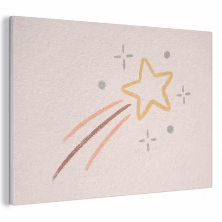Acoustic Panel - Star - Falling - Illustration - Pastel — 1