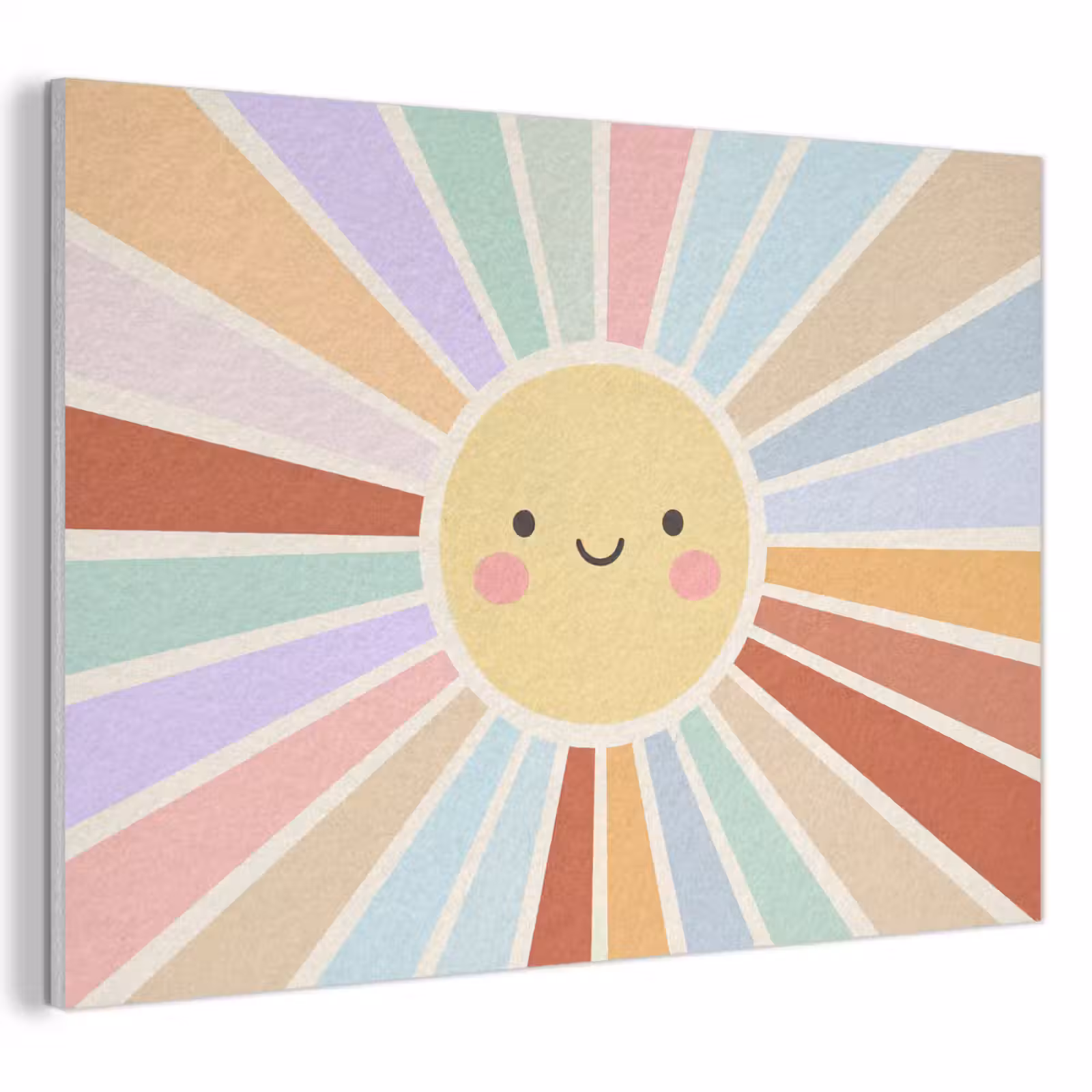 Acoustic Panel - Sun - Rays - Cheerful - Colorful - Abstract — 1
