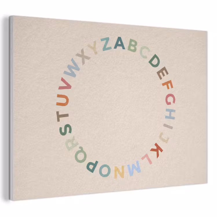Acoustic Panel - Alphabet - Circle - Educational - Playful - Colorful — 1