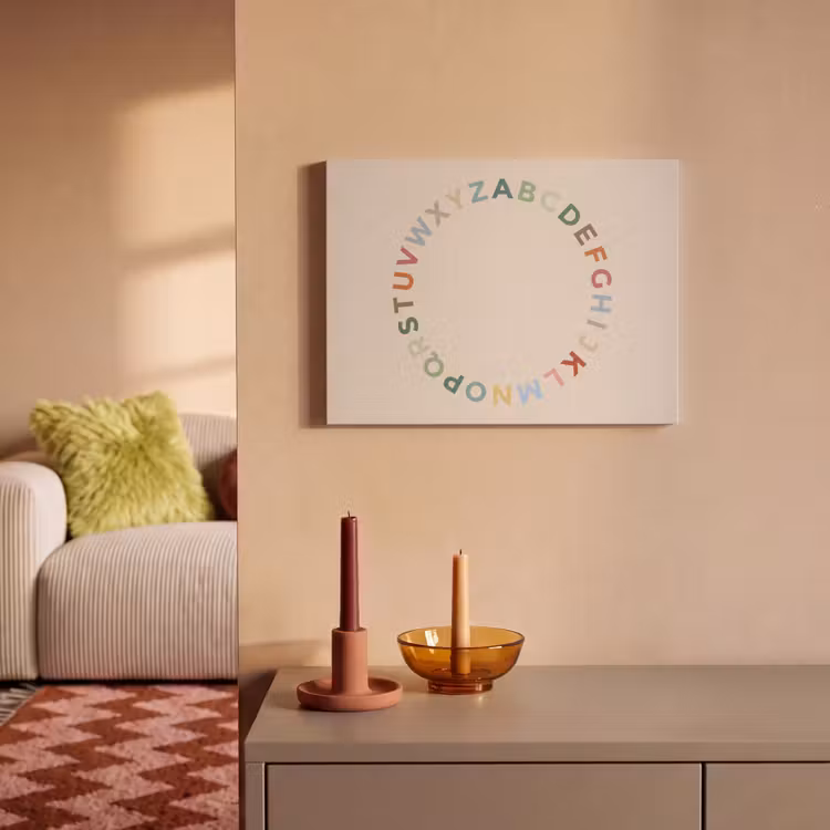 Acoustic Panel - Alphabet - Circle - Educational - Playful - Colorful — 2