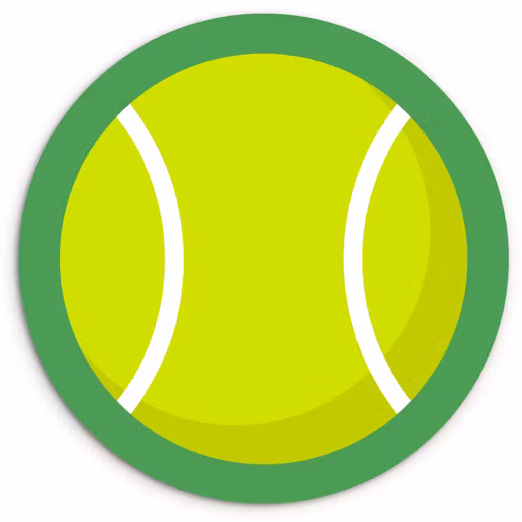 Wall circle - Glass - Ball - Yellow - Sports - Green - Illustration — 1