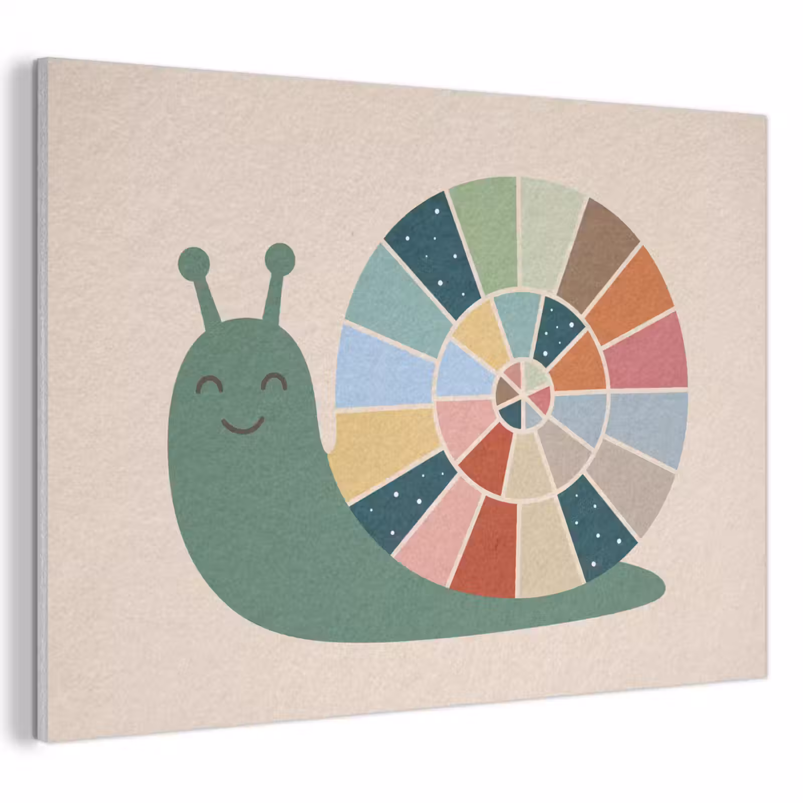 Acoustic Panel - Animals - Snail - Colorful - Illustration — 1