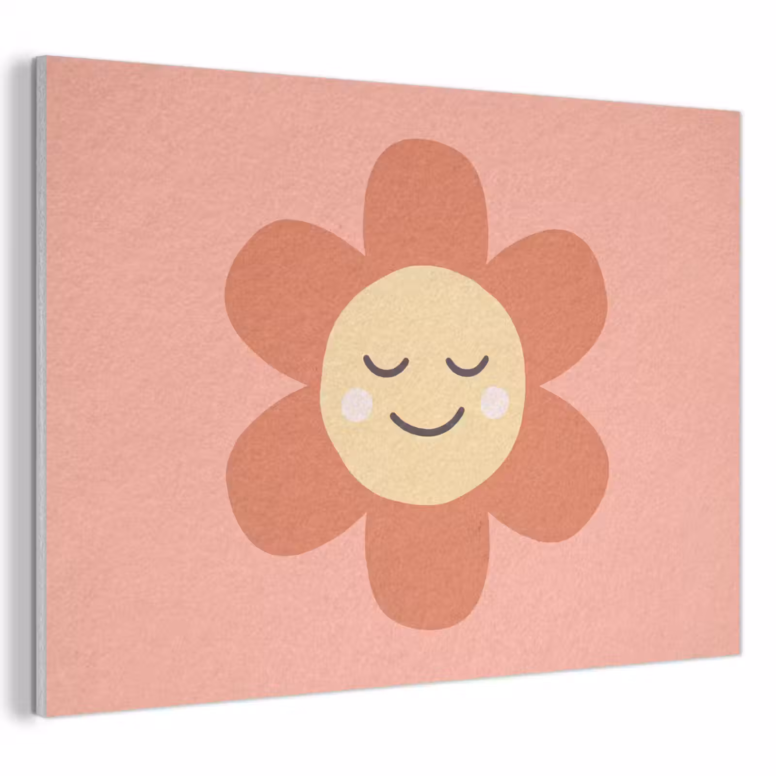 Acoustic Panel - Flowers - Cartoon - Child - Pink — 1