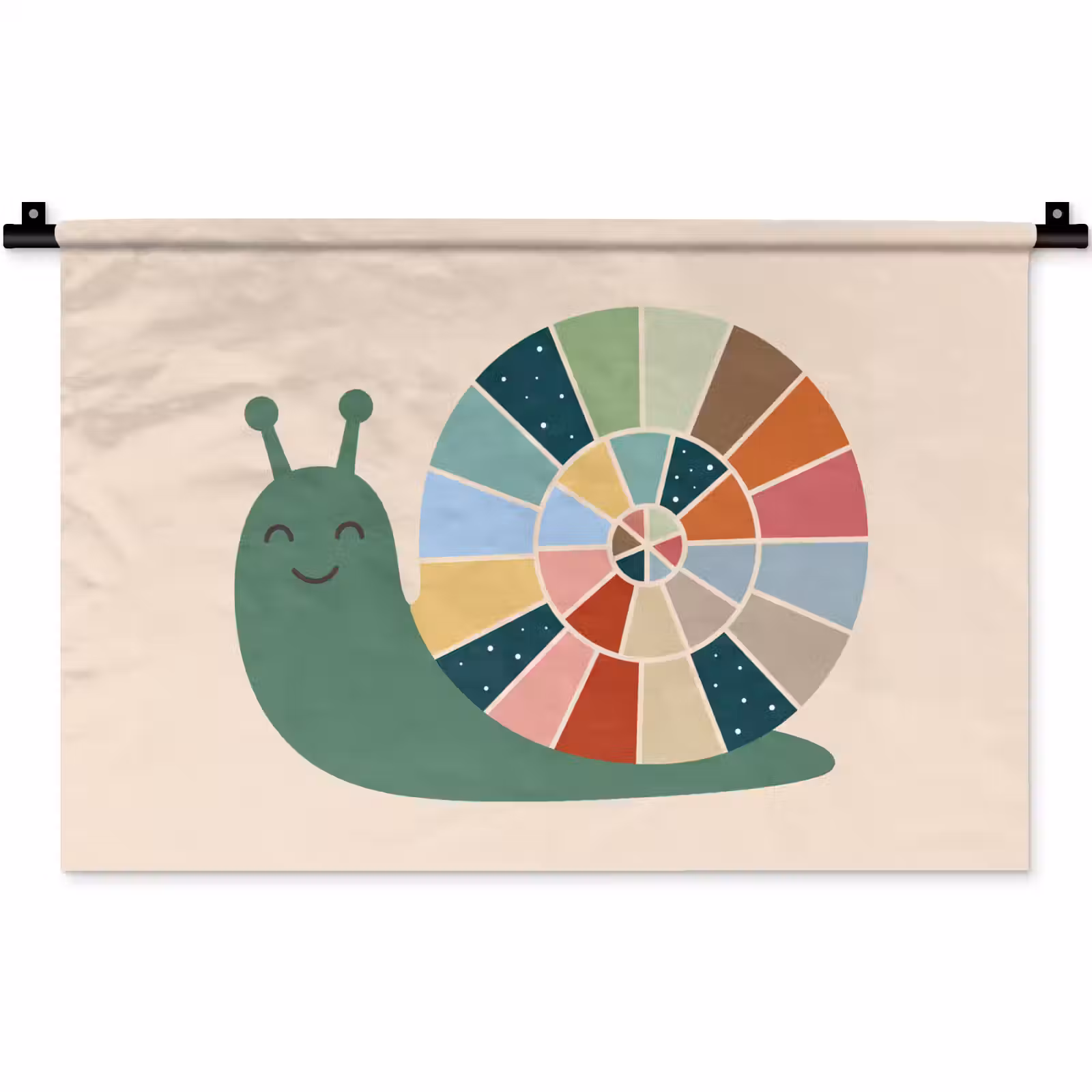 Wall Hanging - Animals - Snail - Colorful - Illustration — 1