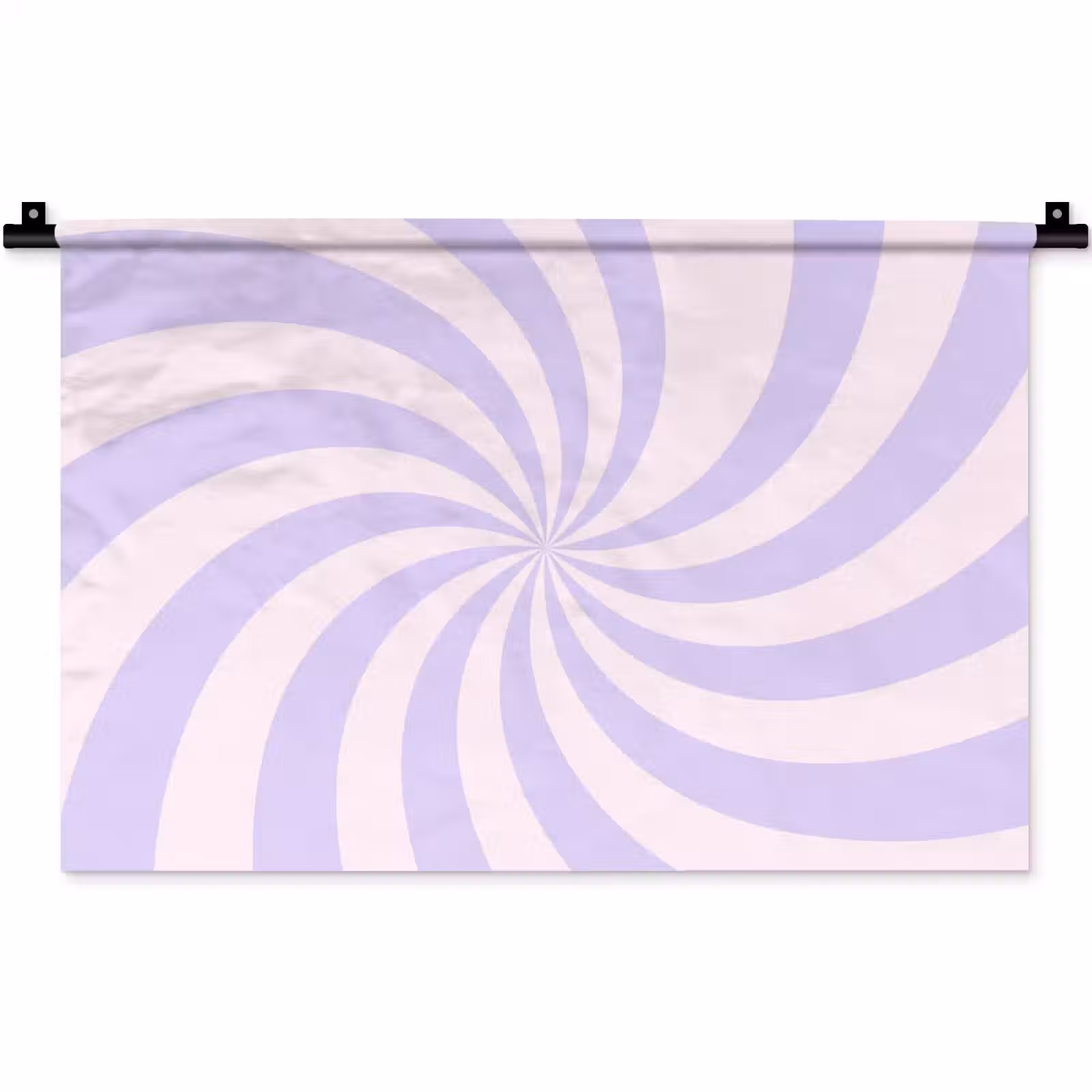 Wall Hanging - Pattern - Spiral - Abstract - Modern - Purple-Pink — 1