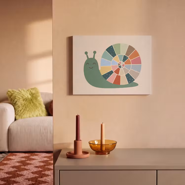 Acoustic Panel - Animals - Snail - Colorful - Illustration — 2
