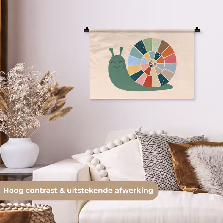 Wall Hanging - Animals - Snail - Colorful - Illustration — 4