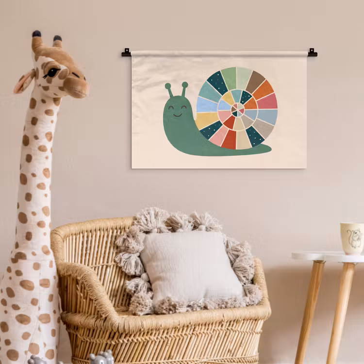 Wall Hanging - Animals - Snail - Colorful - Illustration — 5