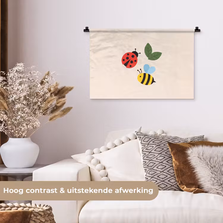 Wall Hanging - Insect - Leaf - Nature - Playful - Illustration — 4
