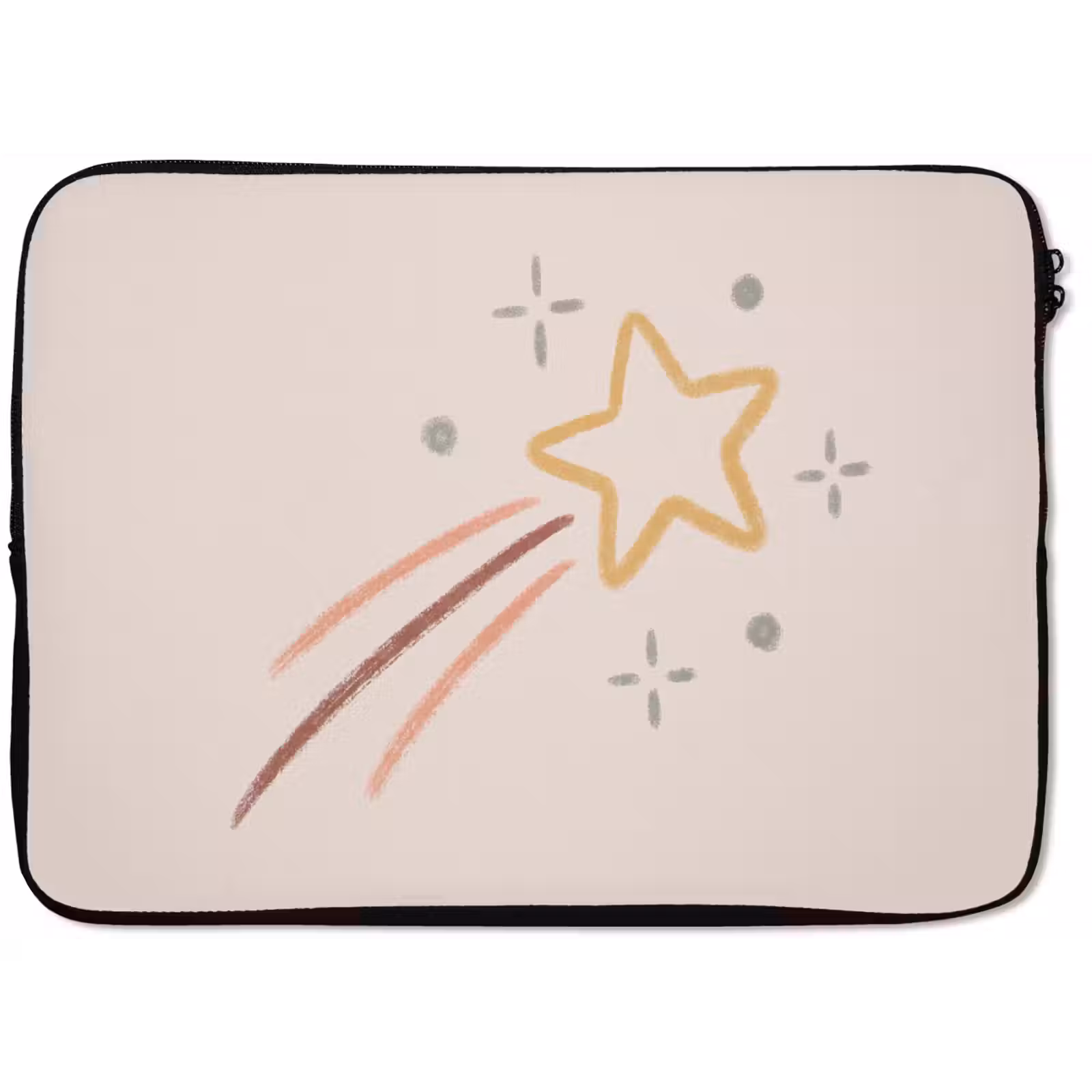 Laptop Sleeve - Star - Falling - Illustration - Pastel — 1