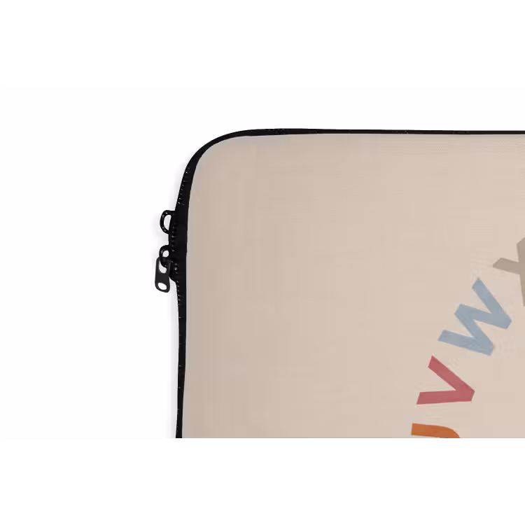 Laptop Sleeve - Alphabet - Circle - Educational - Playful - Colorful — 5