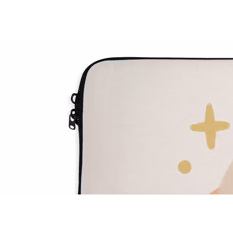 Laptop Sleeve - Planet - Rings - Space - Illustration - Beige — 5