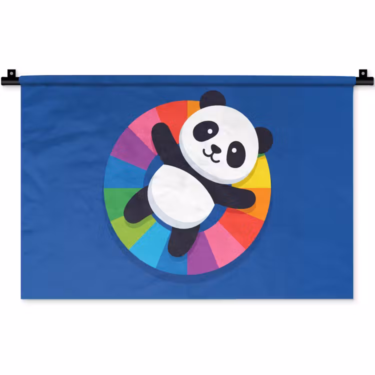 Wall Hanging - Animals - Cartoon - Colorful - Modern - Playful — 1