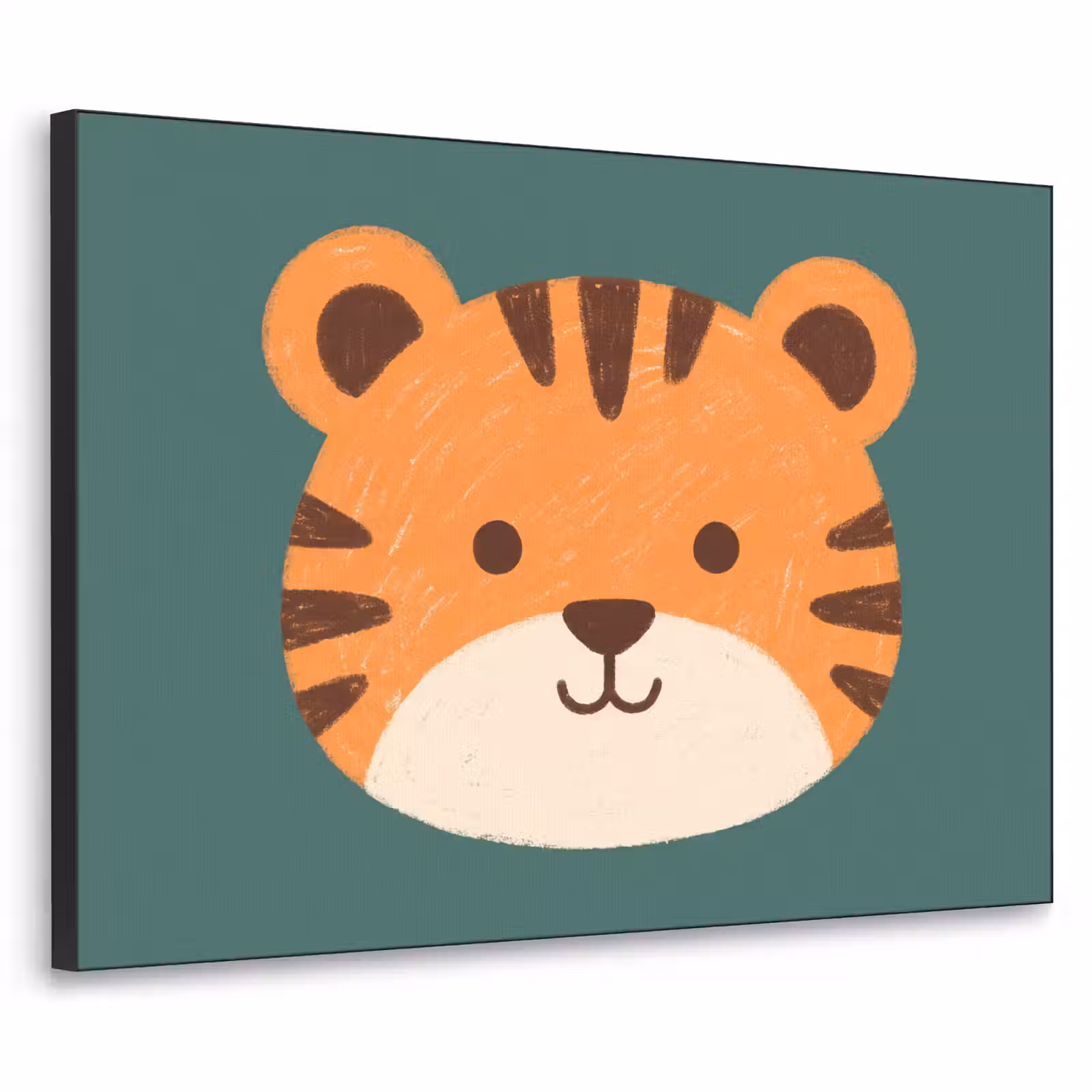 Art Frame - Animals - Head - Orange - Illustration - Modern — 1