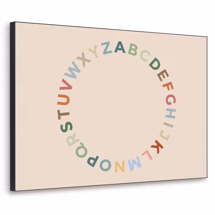 Art Frame - Alphabet - Circle - Educational - Playful - Colorful — 1