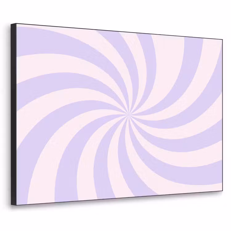 Art Frame - Pattern - Spiral - Abstract - Modern - Purple-Pink — 1