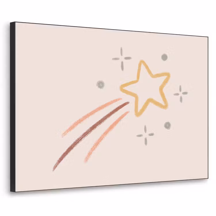 Art Frame - Star - Falling - Illustration - Pastel — 1