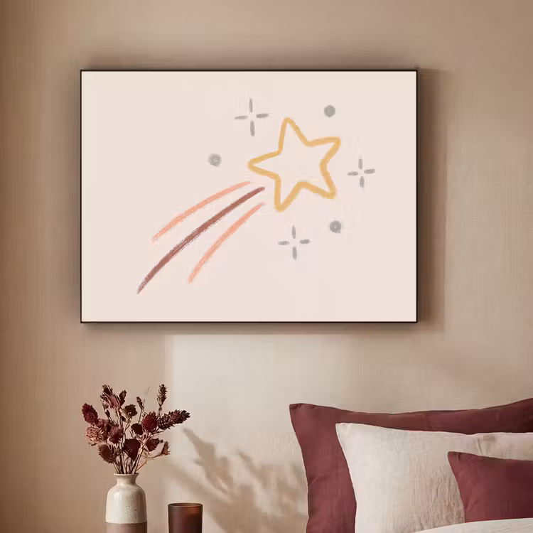 Art Frame - Star - Falling - Illustration - Pastel — 2