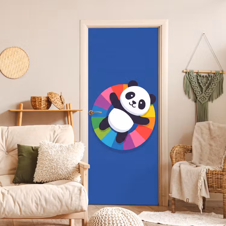 Door sticker - Animals - Cartoon - Colorful - Modern - Playful — 3