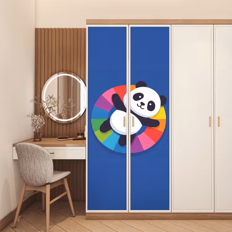 Door sticker - Animals - Cartoon - Colorful - Modern - Playful — 4