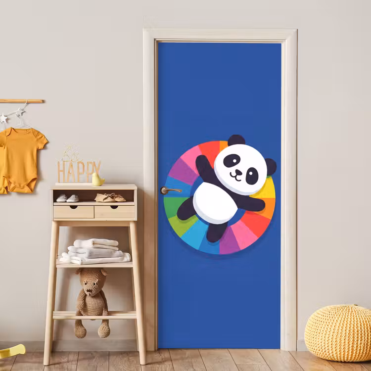 Door sticker - Animals - Cartoon - Colorful - Modern - Playful — 5