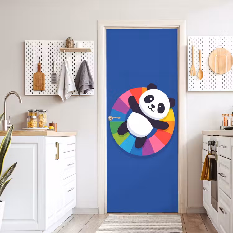 Door sticker - Animals - Cartoon - Colorful - Modern - Playful — 6