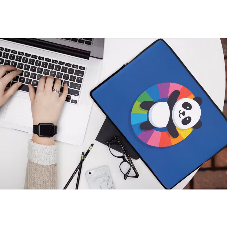 Laptop Sleeve - Animals - Cartoon - Colorful - Modern - Playful — 3
