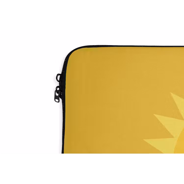 Laptop Sleeve - Sun - Face - Summer - Illustration - Yellow — 5
