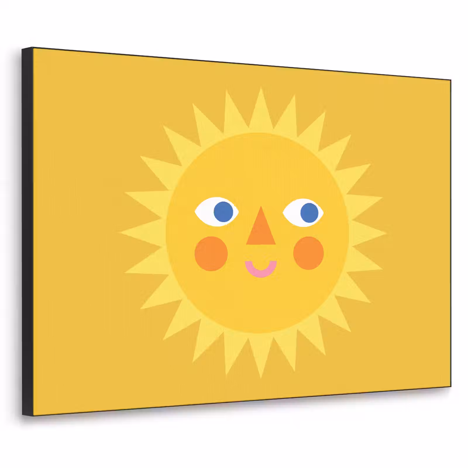 Art Frame - Sun - Face - Summer - Illustration - Yellow — 1