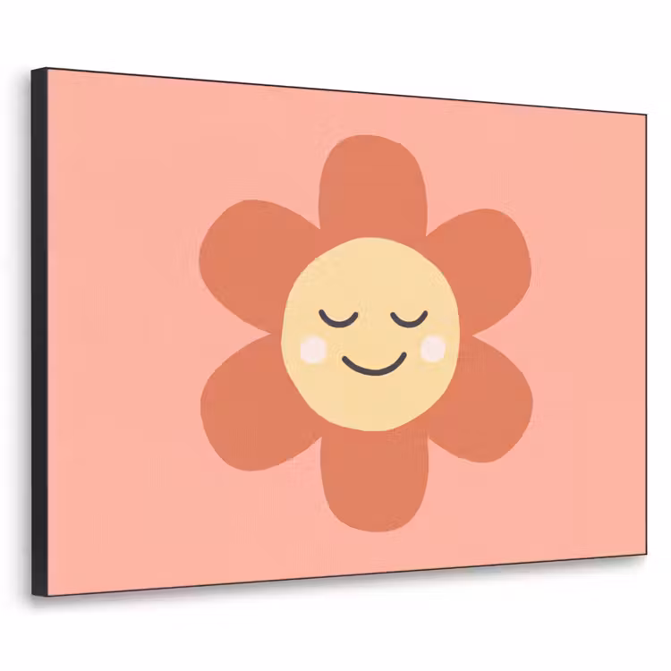 Art Frame - Flowers - Cartoon - Child - Pink — 1