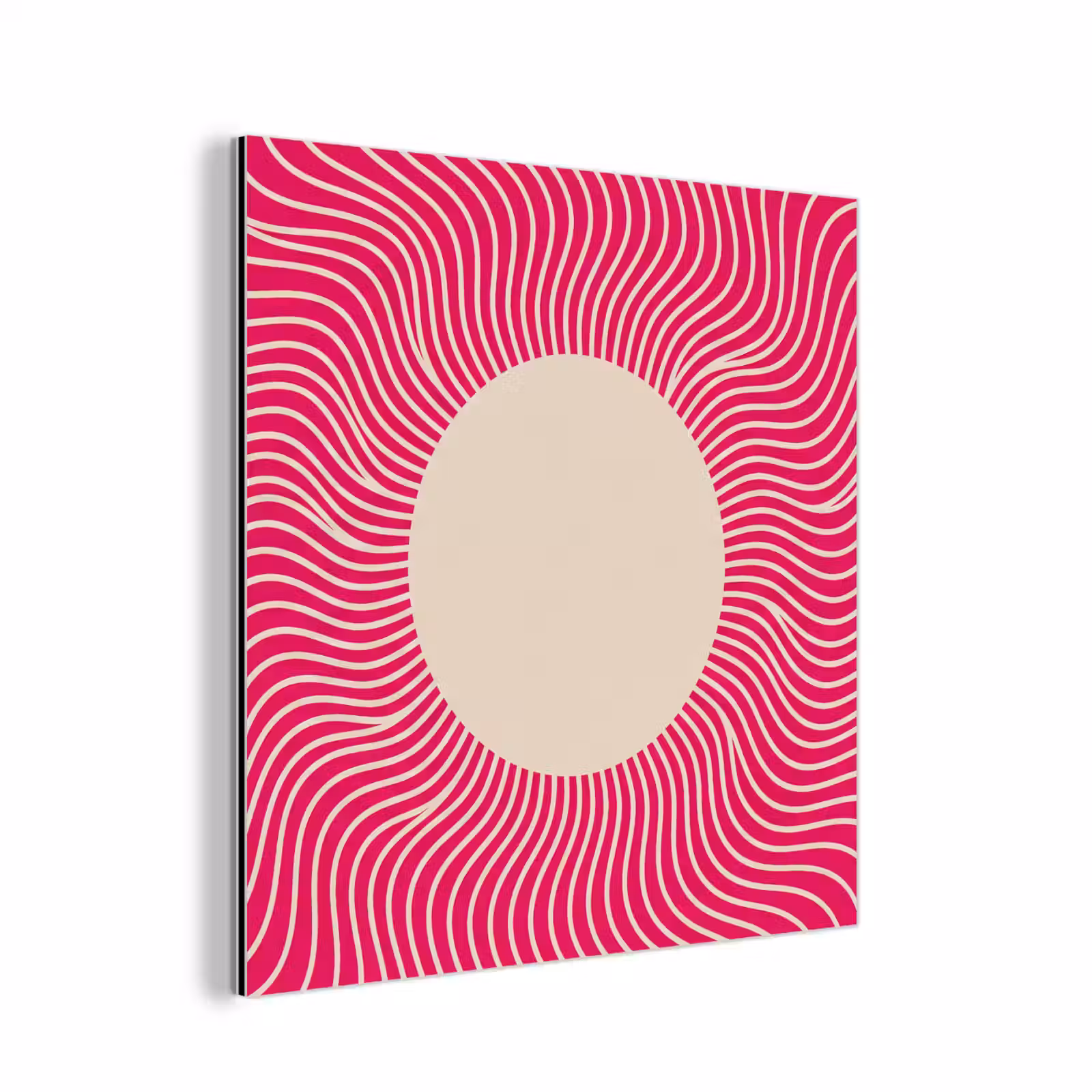 aluminium wall art - Abstract - Pattern - Pink — 1