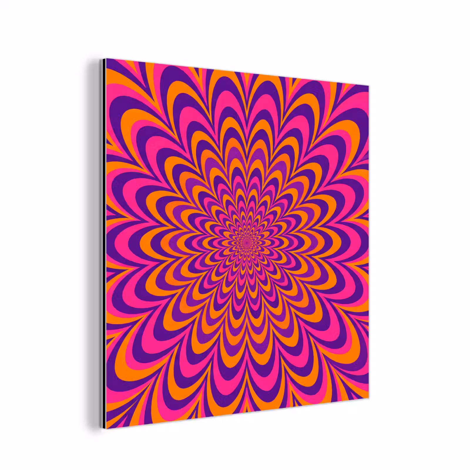 aluminium wall art - Pattern - Optical - Colorful — 1