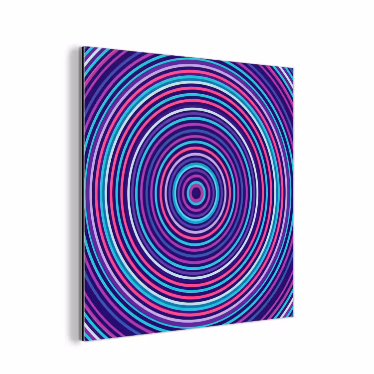 aluminium wall art - Abstract - Circles - Colorful — 1