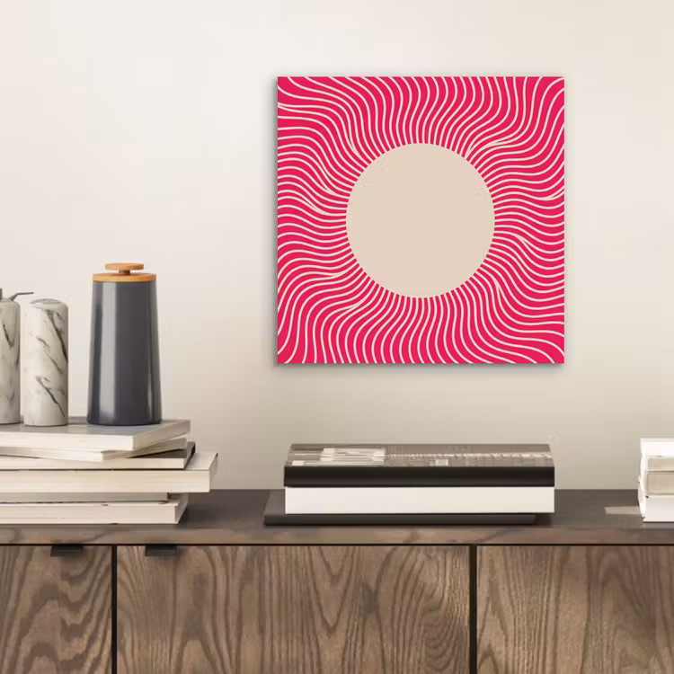 aluminium wall art - Abstract - Pattern - Pink — 2