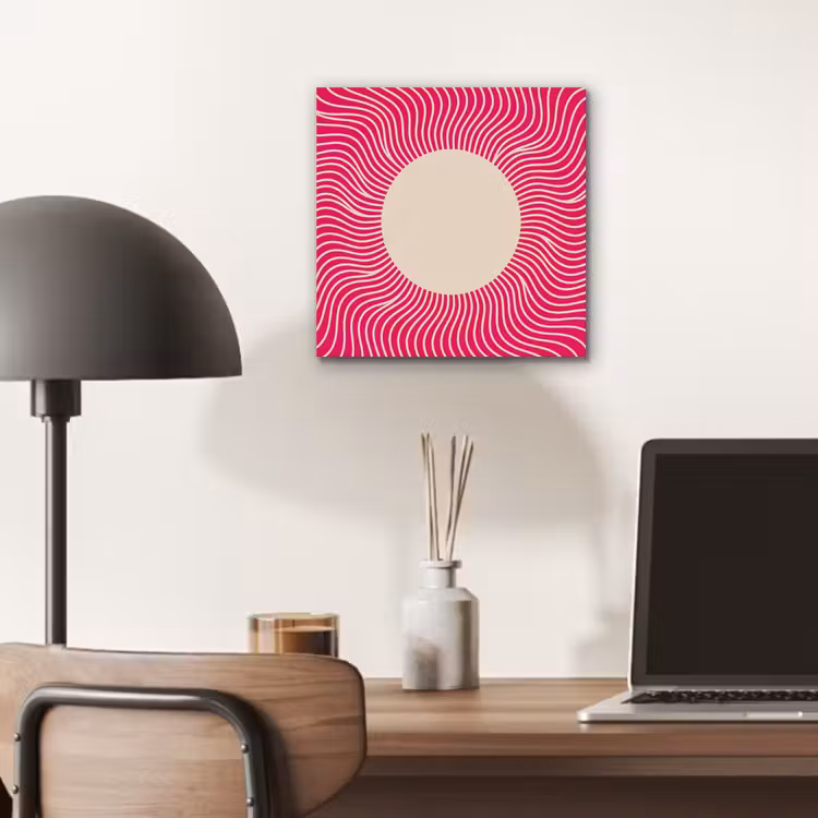 aluminium wall art - Abstract - Pattern - Pink — 6