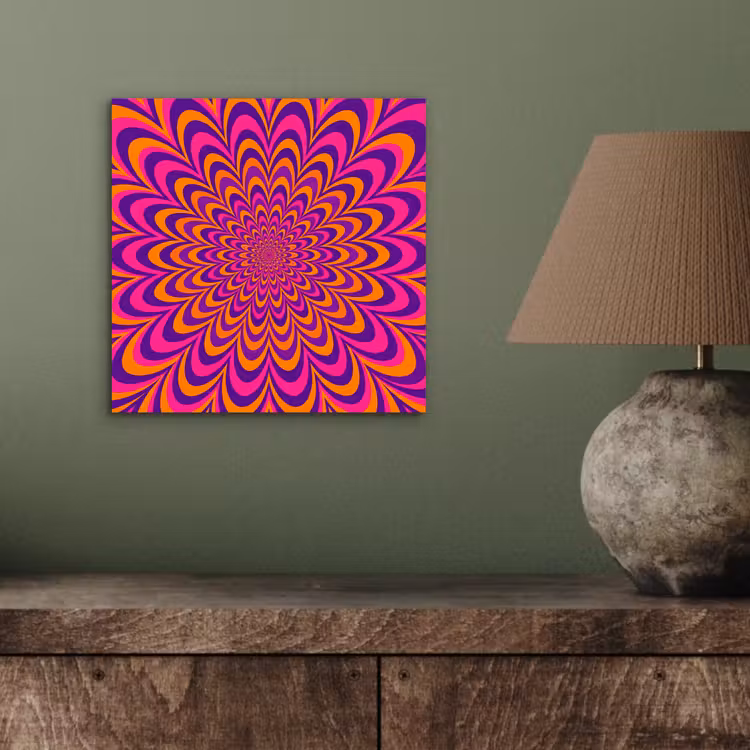 aluminium wall art - Pattern - Optical - Colorful — 3