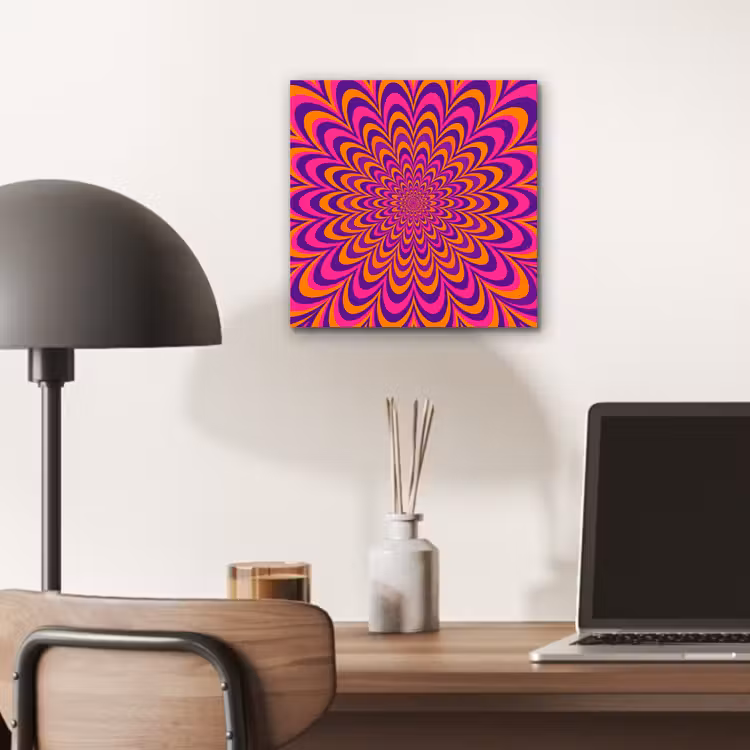 aluminium wall art - Pattern - Optical - Colorful — 6