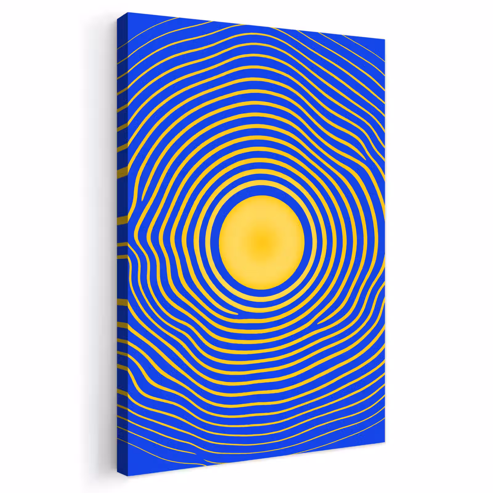 Outdoor Canvas Print - Abstract Pattern - Blue — 1