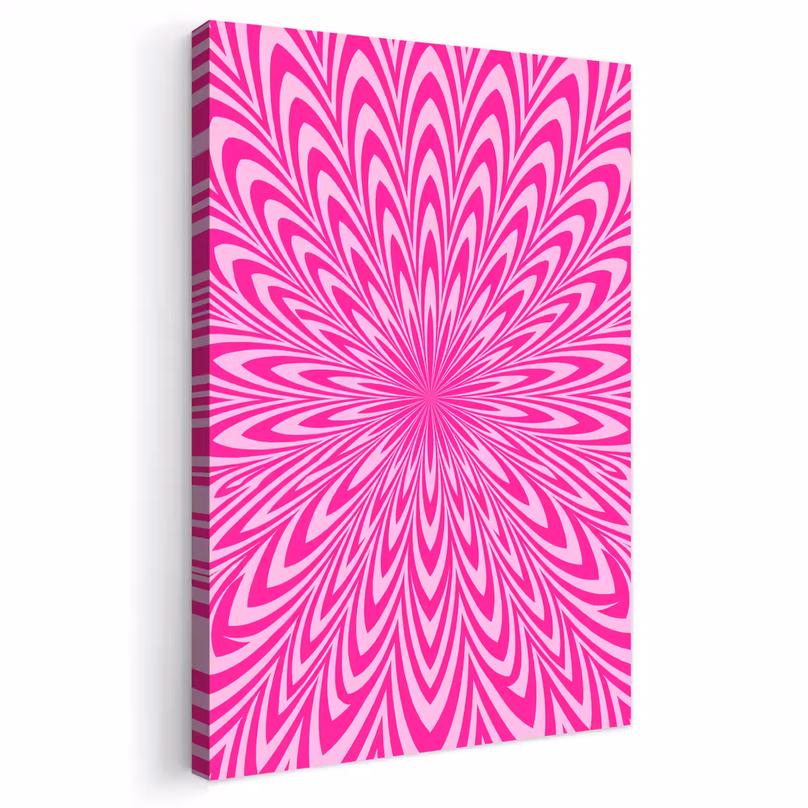 Outdoor Canvas Print - Pattern - Optical - Pink — 1