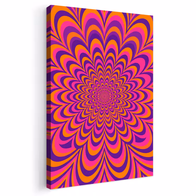 Outdoor Canvas Print - Pattern - Optical - Colorful — 1