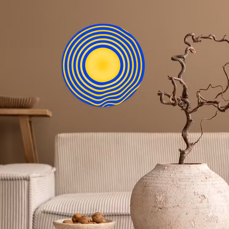 Wallpaper Circle - Abstract Pattern - Blue — 2