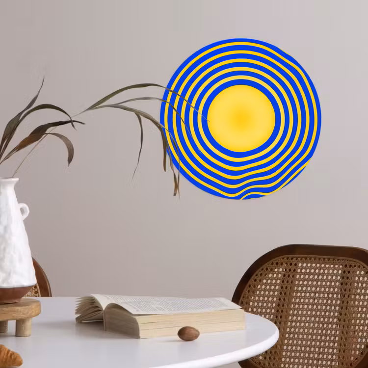 Wallpaper Circle - Abstract Pattern - Blue — 4