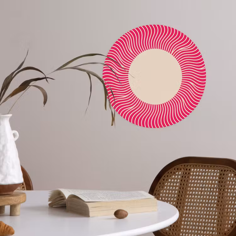 Wallpaper Circle - Abstract - Pattern - Pink — 4