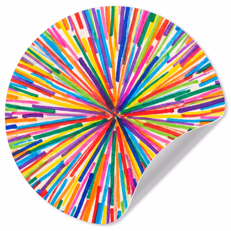 Wallpaper Circle - Lines - Colorful - Abstract — 1