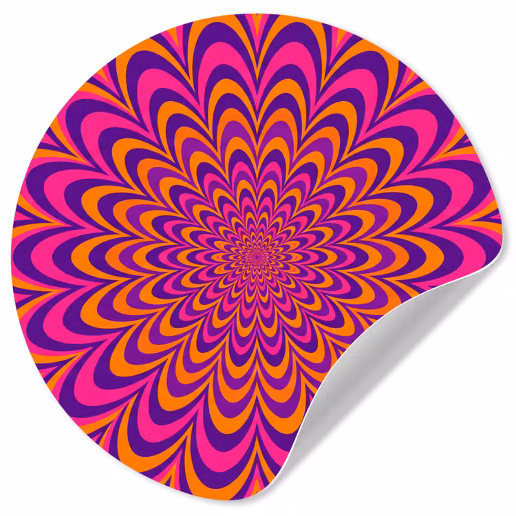 Wallpaper Circle - Pattern - Optical - Colorful — 1