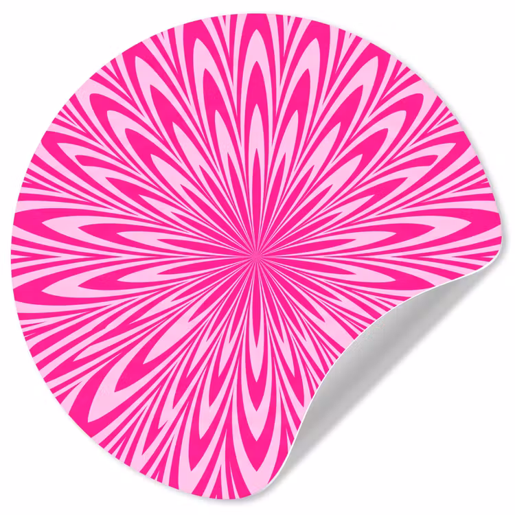 Wallpaper Circle - Pattern - Optical - Pink — 1