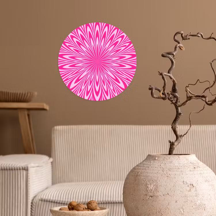 Wallpaper Circle - Pattern - Optical - Pink — 2